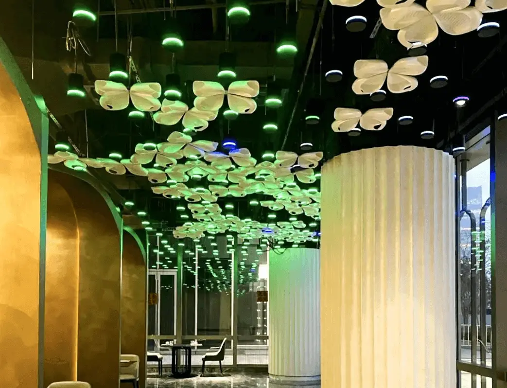 Case Study: Zungui Luxury Club A low-key Luxury Space with 3D-printing Creative Lamps Case Study: Zungui Luxury Club A low-key Luxury Space with 3D-printing Creative Lamps