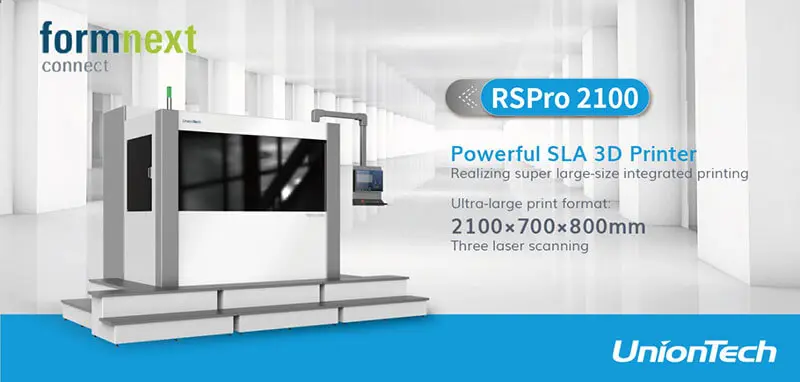 Uniontech Launched Its New Product of the Ultra-large Format Sla 3d Printer Rspro 2100 at the Online Show-formnext Connect 2020 Uniontech Launched Its New Product of the Ultra-large Format Sla 3d Printer Rspro 2100 at the Online Show-formnext Connect 2020
